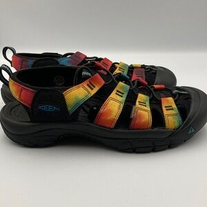 Keen Newport Retro Hiking Sandals Women’s size 9 Tie Dye Waterproof